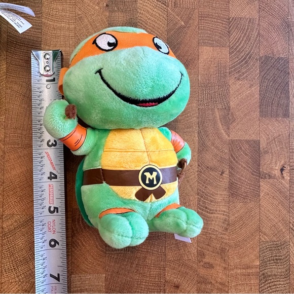 TY Teenage Mutant Ninja Turtle Plush Lot Of 3- Raphael Michelangelo Donatello - Picture 8 of 8